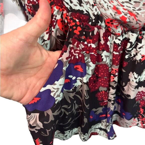 Parker SILK LONG BELL sleeve romper XS - Picture 6 of 10